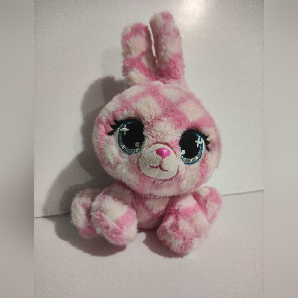 Pink Bunny Plush Rabbit  GUND P.Lushes Trixie Karrots.